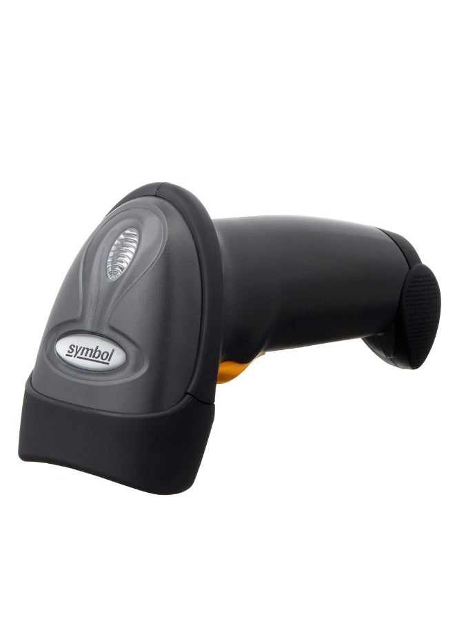 سيمبول - قارئ باركود سلكي محمول باليد LS2208 ثنائي الأبعاد 1D، أسود، USB – ماسح ضوئي سريع - Image 1