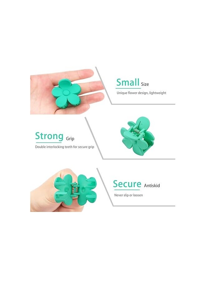 ZAAS Assorted Color Hair Clips, Beautiful Mini Hair Clips Hair Accessories for Women and Girls - Pack of 6 - Image 3