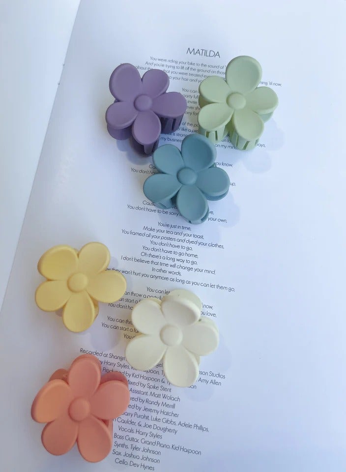 ZAAS Assorted Color Hair Clips, Beautiful Mini Hair Clips Hair Accessories for Women and Girls - Pack of 6 - Image 5