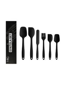 MMG 6-Piece Silicone Spatula Set - Kitchen Utensils Set for Baking, Cooking, and Mixing, 600 °F Heat ResistantNon Stick,BPA-Free Dishwasher Safe  - Image 1