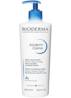 Bioderm Bioderma Ultra Nourishing Cream for Normal to Dry Sensitive Skin from Atoderm, 500 ml  - Image 1
