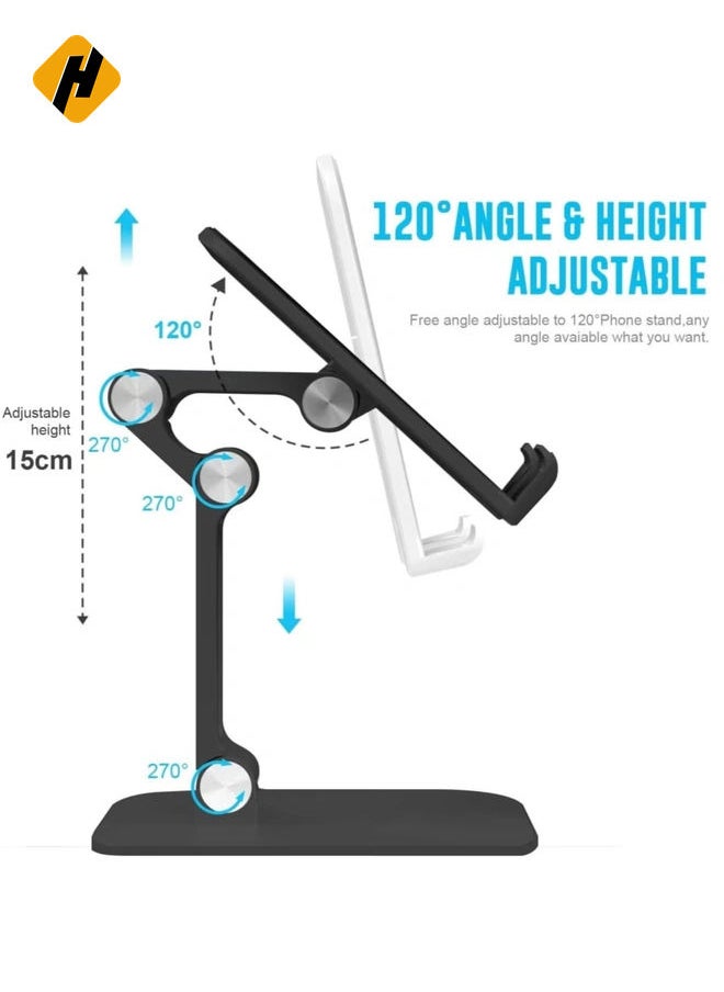HuHa Foldable Portables Cell Phone Stand (Black)  - Image 3