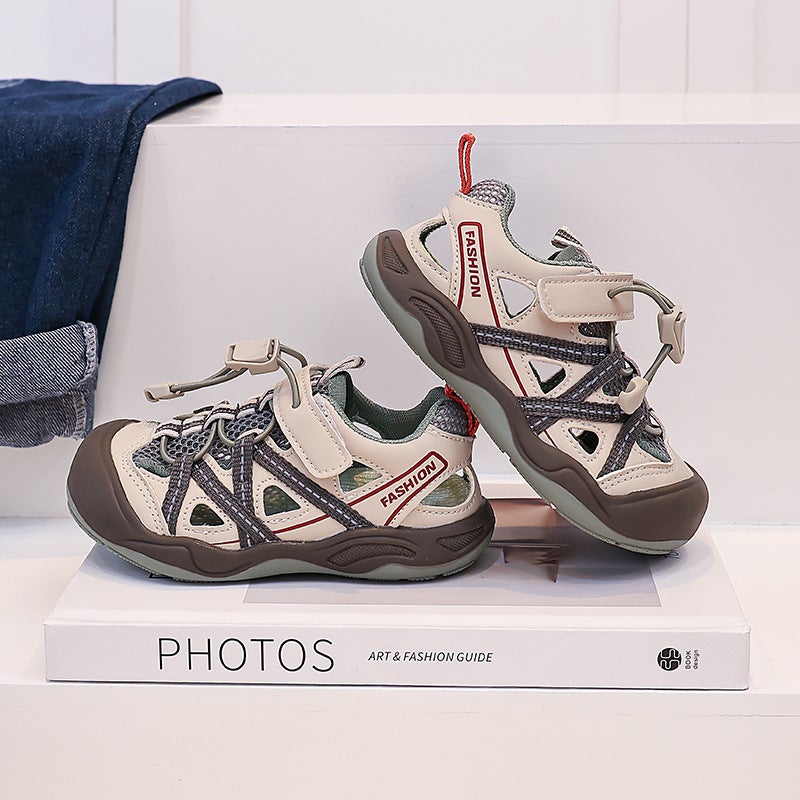 Children''s Sandals, Girls'' Shoes, Summer 2026 New Style, Little Girls'' Closed-Toe Non-Slip Beach Shoes, Medium and Large Children''s Sports Shoes - Image 4