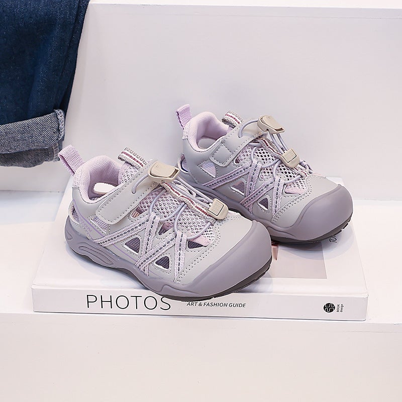 Children''s Sandals, Girls'' Shoes, Summer 2026 New Style, Little Girls'' Closed-Toe Non-Slip Beach Shoes, Medium and Large Children''s Sports Shoes - Image 2