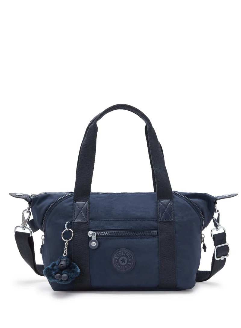 Kipling Art Mini Tote Bag with Detachable Shoulder Strap Blue Bleu