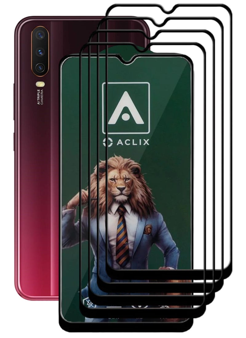 ACLIX 4 Pieces Antistatic ESD Dustproof Premium Quality High Definition Tempered Glass Screen Protector Designed For vivo Y12 - Image 1