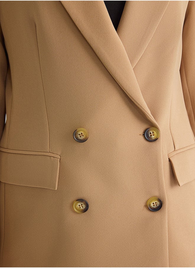 trendyol Women Bow/Ribbon Detail Shirt Collar Crop Woven Blazer Jacket TWOAW25BC00018  - Image 4