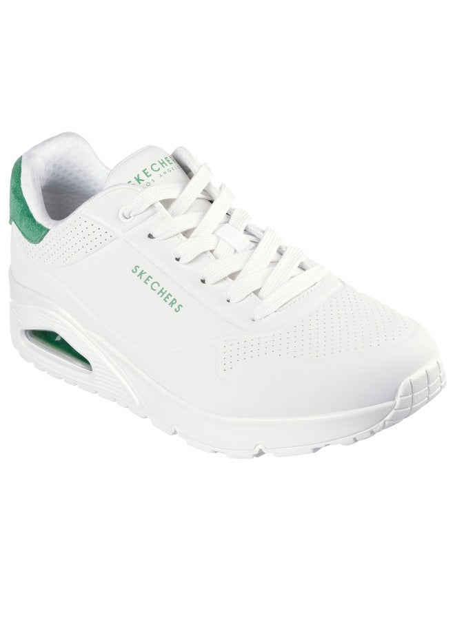 Skechers Uno Men's Teal Lace-Up Shoes - Image 4