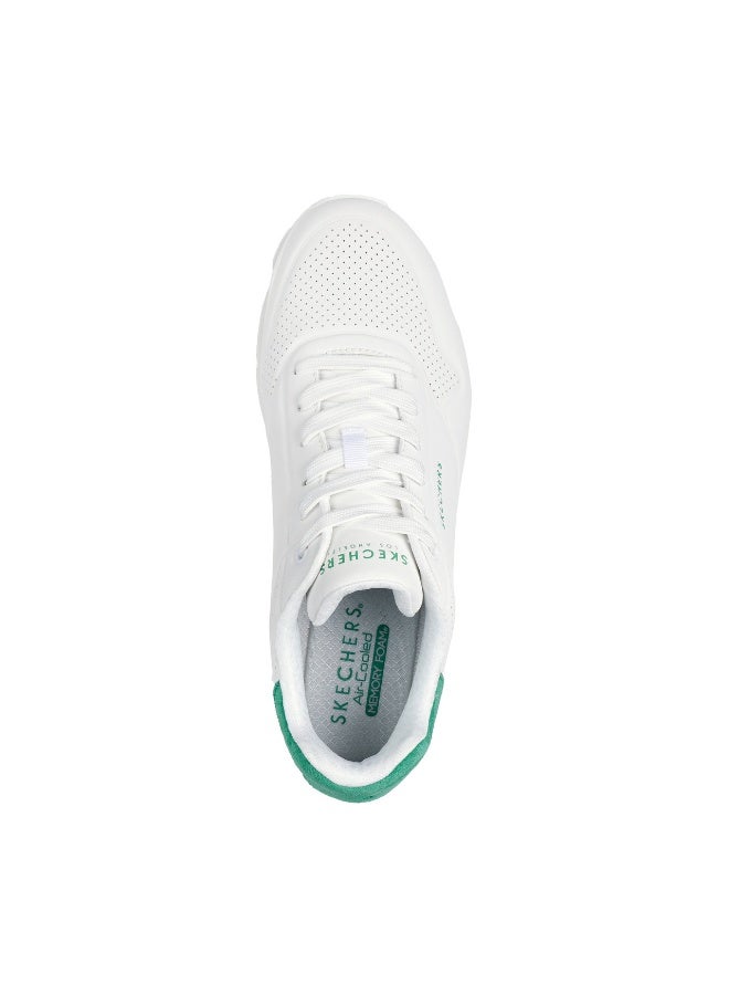 Skechers Uno Men's Teal Lace-Up Shoes - Image 2