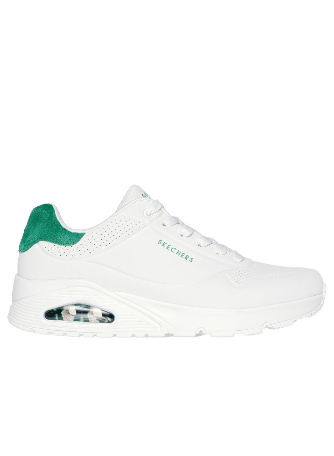 Skechers Uno Men's Teal Lace-Up Shoes - Image 1