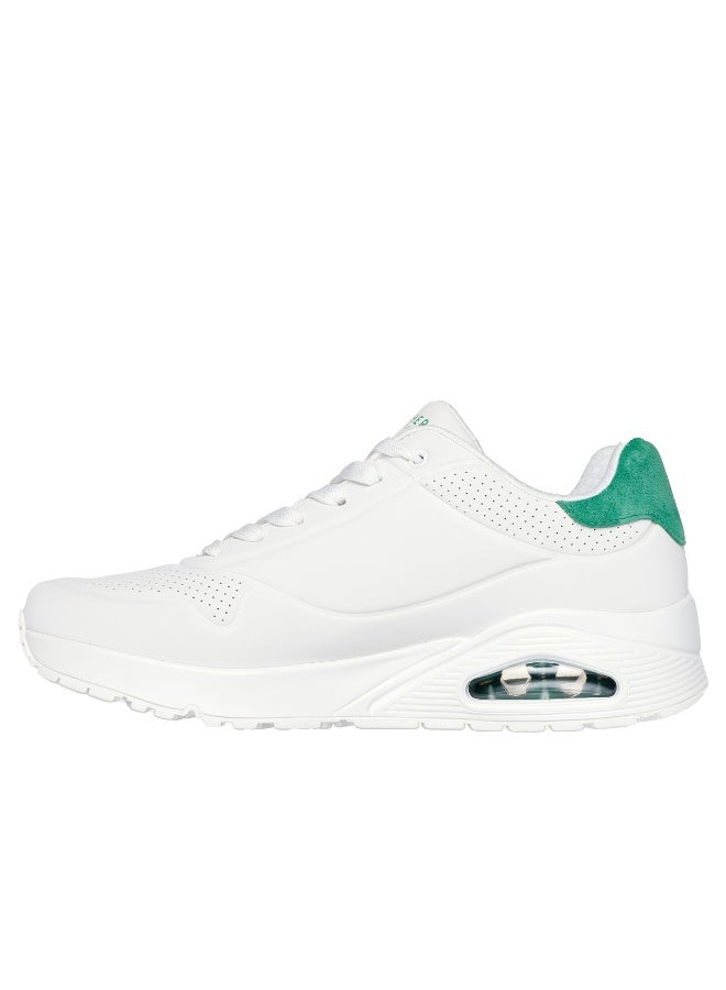 Skechers Uno Men's Teal Lace-Up Shoes - Image 5