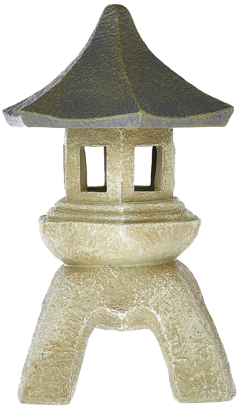 Design toscano ng29869 asian decor pagoda lantern statue, medium, two tone stone finish - Image 2