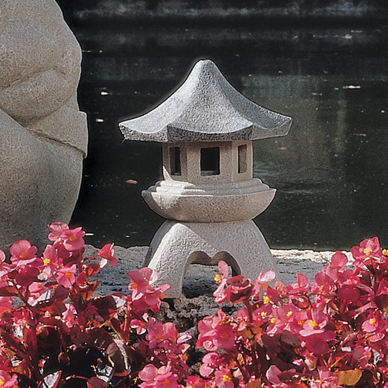 Design toscano ng29869 asian decor pagoda lantern statue, medium, two tone stone finish - Image 5