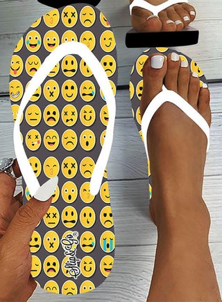 Women's Medical Slipper With Multi-colored Print