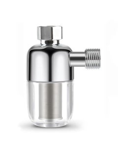 saykfoe Bathroom Water Heater Shower Filter, Reusable Sink Water Filter, 316L Stainless Steel Filter, Washing Machine/Shower/Tap Filter (Silver)  - Image 1