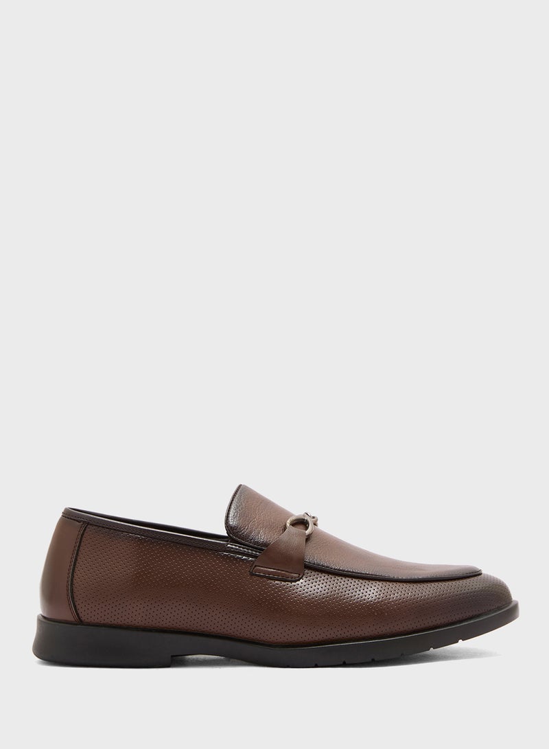 Robert Wood Trim Detail Formal Slip Ons - Image 1
