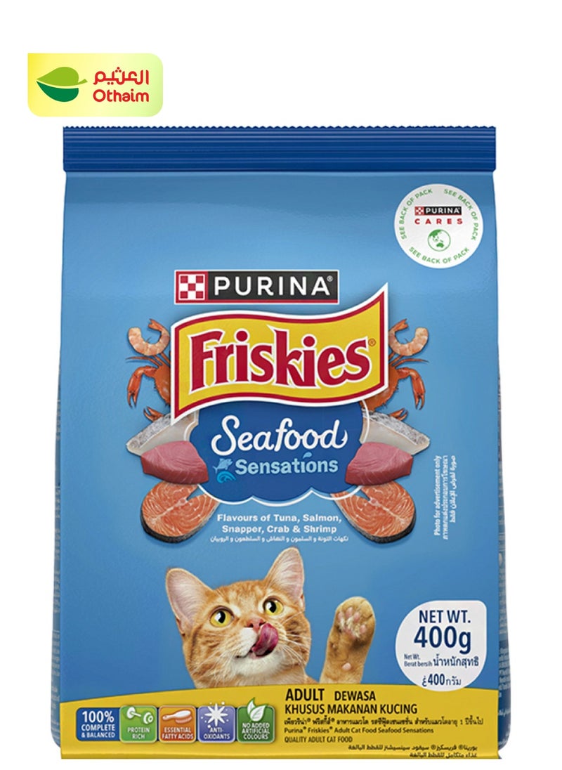 PURINA - Purina Friskies Sensations Cat Food Seafood , 400g - Image 1