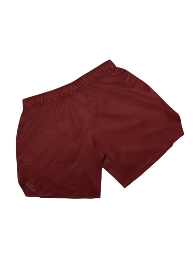 HAYABUSA MENS CORE GRAPPLING SHORTS RED - Image 2