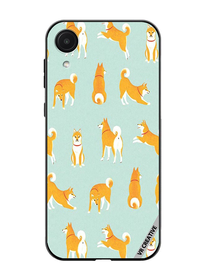 VR CREATIVE Protective Case Cover For Samsung Galaxy A03 Core Shib Inu Design Multicolour - Image 1