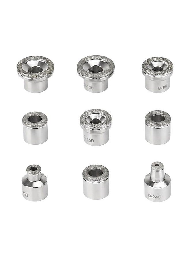 ZUOU Diamond Dermabrasion Head Microdermabrasion Exfoliator Home Facial Dermabrasion Tool Dermabrasion Replacements 9Tips  - Image 2