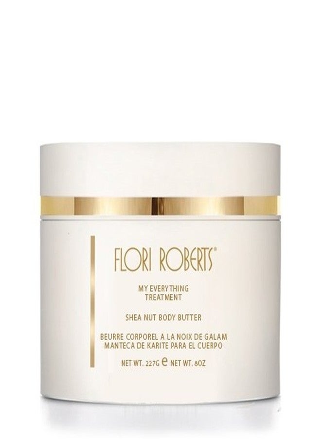 Flori Roberts Shea Nut Body Butter, Premium Moisturizer for Rough Dry Skin, Nourishing Body Cream for Women of Color or Darker Skin Tones, 8 oz - Image 1