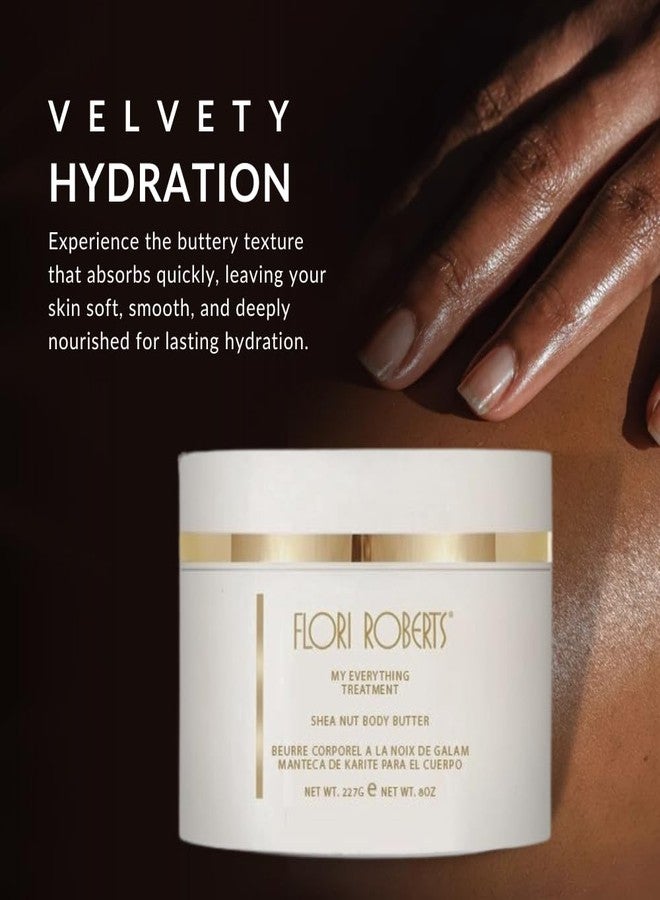 Flori Roberts Shea Nut Body Butter, Premium Moisturizer for Rough Dry Skin, Nourishing Body Cream for Women of Color or Darker Skin Tones, 8 oz - Image 2