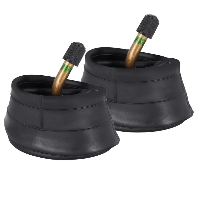 RUTU 2 Pack of Inner Tube 200 x 45 Inner Tube 8 x 1 1/4 with Bent Stem for A-Bike Folding Bike Butyl Rubber - Image 4