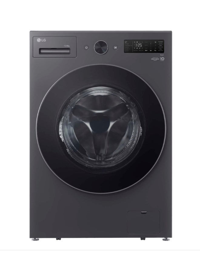 LG Front Load Washer/Dryer 13kg / 8Kg, 6 Motion Direct Drive, Essense Graphite WSN1308BST Essense Graphite - Image 1