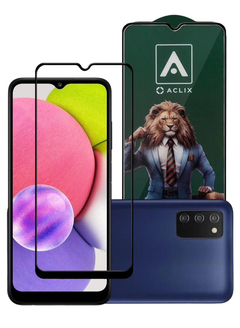ACLIX Antistatic ESD Dustproof Premium Quality High Definition Tempered Glass Screen Protector Designed For Samsung Galaxy A03s - Image 1