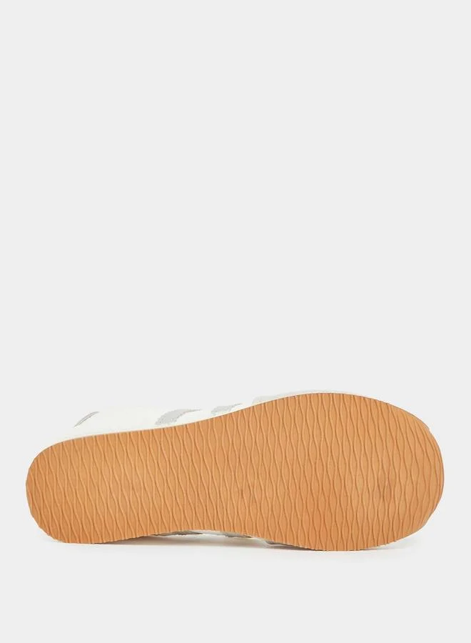 Styli Styli Striped Lace Up Sneakers