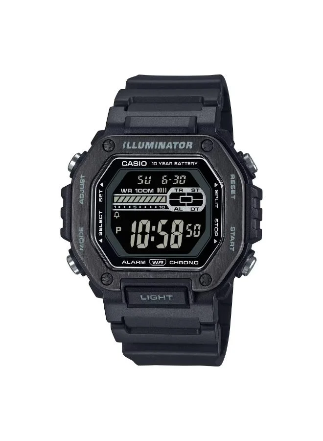 CASIO Men's Resin Digital Watch MWD-110HB-1BVDF - 47.2 mm