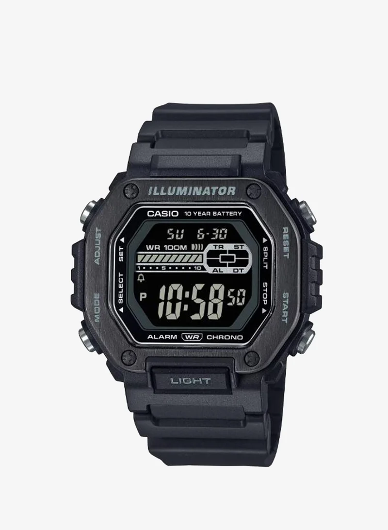 Casio Men's Resin Digital Watch MWD-110HB-1BVDF - 47.2 mm