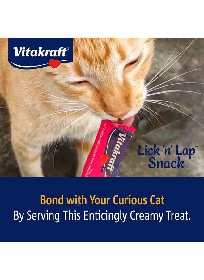 Lick 'N' Lap Salmon Flavor Creamy Treats For Cats, Low Calorie, GrabNGo Squeeze Tube Treats Or Saucy Food Topping, 5 Pack - pzsku/ZF57D56566D03948BEE34Z/45/_/1726220046/0f48a4ec-8d45-4601-b21b-8beb738fbd17