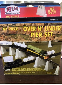 ATLAS MODEL Pier Set (47Pc Set) Ho Scale Atlas Trains  - Image 2