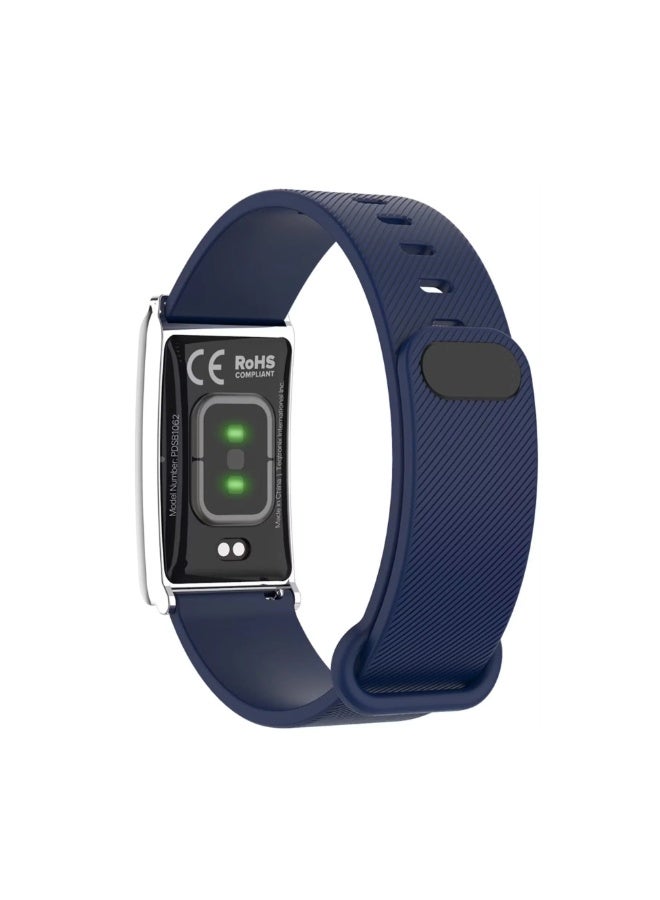 Porodo TrackFit Screenless Smart band Activity Fitness Tracker Blue - Image 2