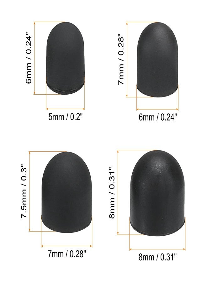 MECCANIXITY 20pcs 5/6/7/8mm Stylus Pen Fine Tips Conductive Rubber Capacitive Touch Screen Pens Tip Soft Universal Replacement - Image 2