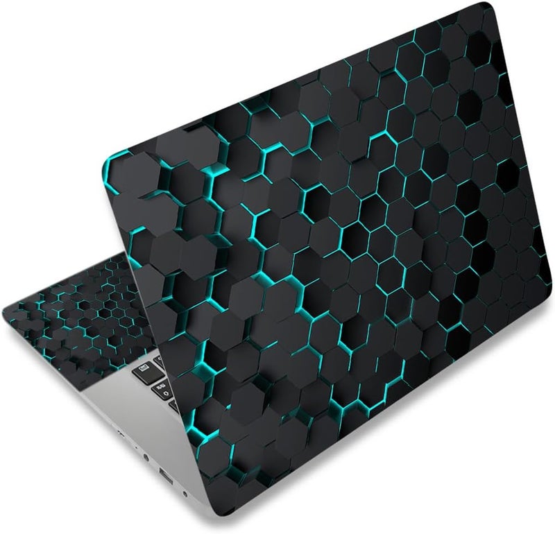 ARS Laptop Skin Sticker Decal for 12"–15.6" Laptops, Waterproof Vinyl Cover Protector for Notebook PC, Removable Decorative Laptop Sticker with Free 2 Wrist Pads, Universal Fit for MacBook, HP, Dell, Lenovo - Image 1