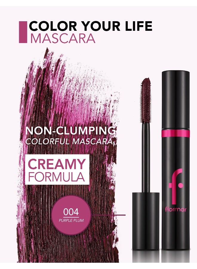 flormar Color Your Life Mascara - 04 Purple - Image 5