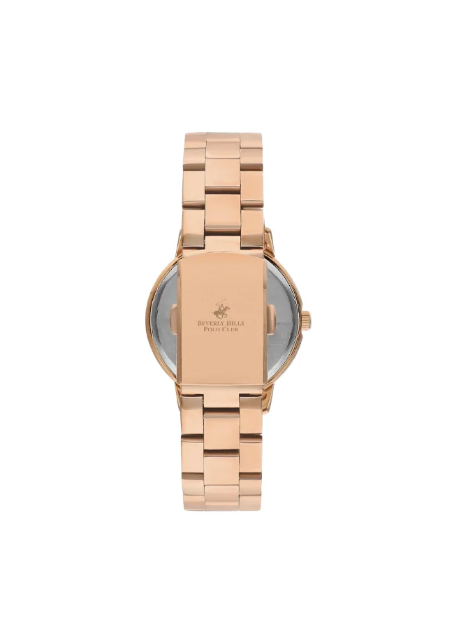 بيفرلي هيلز بولو كلوب BEVERLY HILLS POLO CLUB Women's Analog Rose Dial Watch - BP3386C.410
