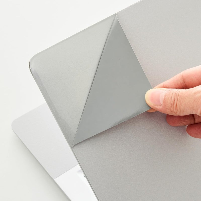 AORTDES Laptop Skin Sticker Decal 15-15.6 Inches, Universal Reusable Vinyl Sticker for 12.1 13 13.3 14 15.4 Inches Netbook/Notebook PC, Waterproof & Scratch-Resistant (Light Gray) - Image 3