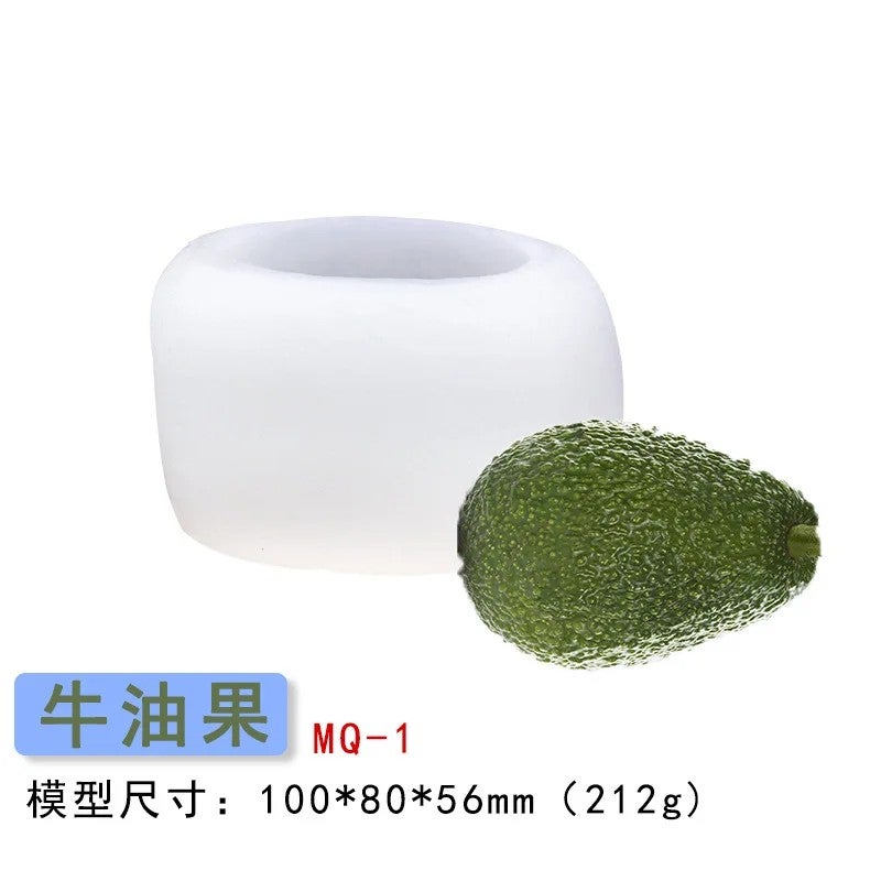 Bluejw Artificial Vegetables Fruits Corn Avocados Cucumber Silicone Molds for DIY Ice Cream Baking Western Pastries - Image 1