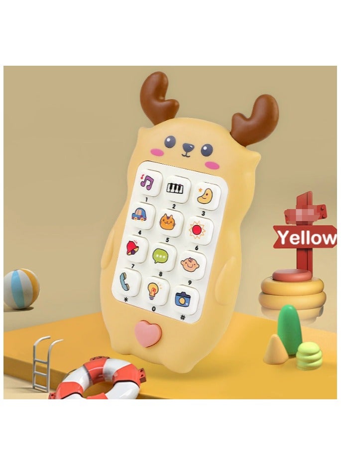 Toy Phone, Baby Toy Phone, Kids Phone Toy Age 1-6, Toddler Fake Phone Gifts and Educational Learning Sensory Toys, for 6-12 12-18 Months 1-6 Year Old Girls Boys Babies Toddlers Newborn Baby Toys Gifts - Image 1