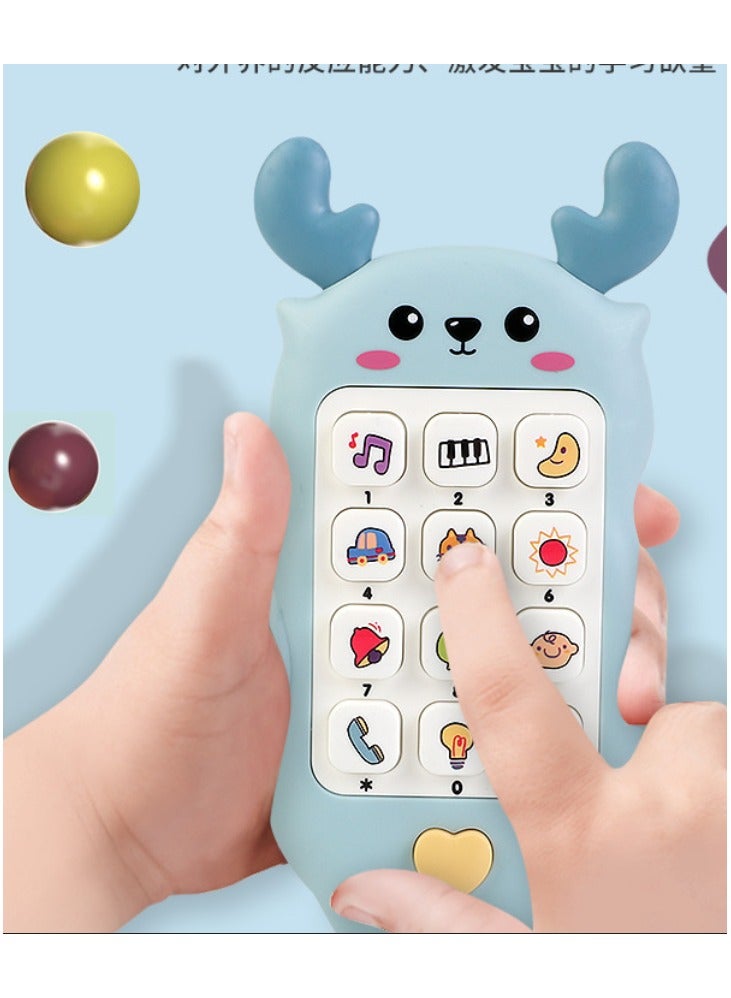 Toy Phone, Baby Toy Phone, Kids Phone Toy Age 1-6, Toddler Fake Phone Gifts and Educational Learning Sensory Toys, for 6-12 12-18 Months 1-6 Year Old Girls Boys Babies Toddlers Newborn Baby Toys Gifts - Image 4