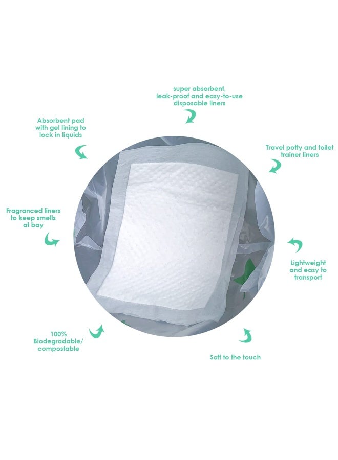 Sundee Potty Chair Liners Portable Disposable Potty Liner Bags for Universal Potty Training Toilet Seat Toddler Outdoors Travel Baby Toilet Liners 30 Pack - Image 5