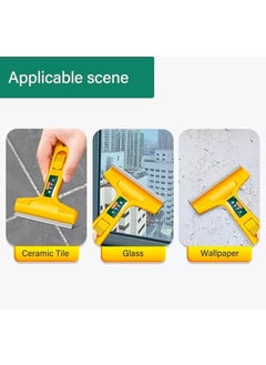 Vroxy Vroxy Portable MultiPurpose Hand Tool for Tiles Scraper Shovel Cutter with 3pcs Extra Blades Floor Scraper with Durable Plastic Handle 1Pcs  - Image 2