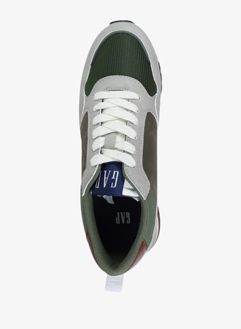 GAP Men's Panelled Lace-Up Sneakers - NEW YORK II - Image 4