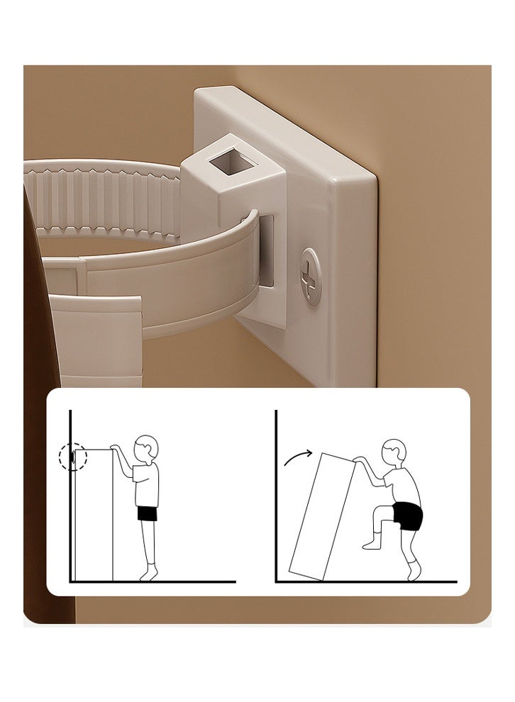 إن كي أكس رف تخزين زاوية من الخشب الصلب على شكل مروحة لغرفة المعيشة خزانة مثلثة على الأرضية خزانة حائط رف كتب 40*40*180 سم - Image 4