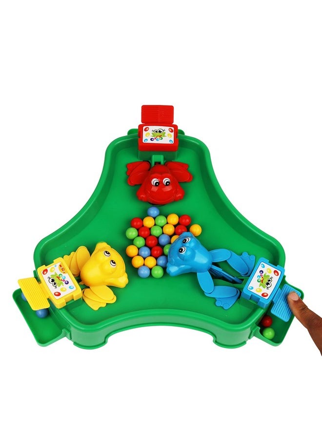 Toy Zone - Toyzone Frog Eat Beans Game-3 Players-61021 | Eat The Beans | Hungry Frog Game for Kids | Multiplayer Games | Game for 3 Players | Board Game - Image 1