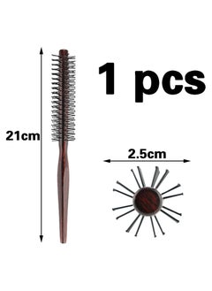 VENDIX Round Brush for Men & Women: Wooden Hair Brush for Bangs, Fine Hair & Curls  - Image 2