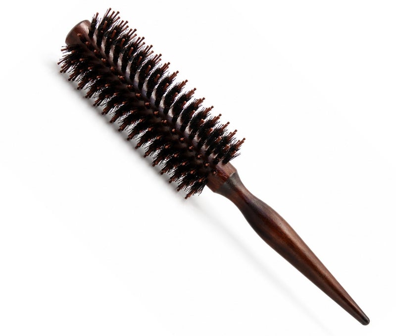 VENDIX Round Brush for Men & Women: Wooden Hair Brush for Bangs, Fine Hair & Curls - Image 1